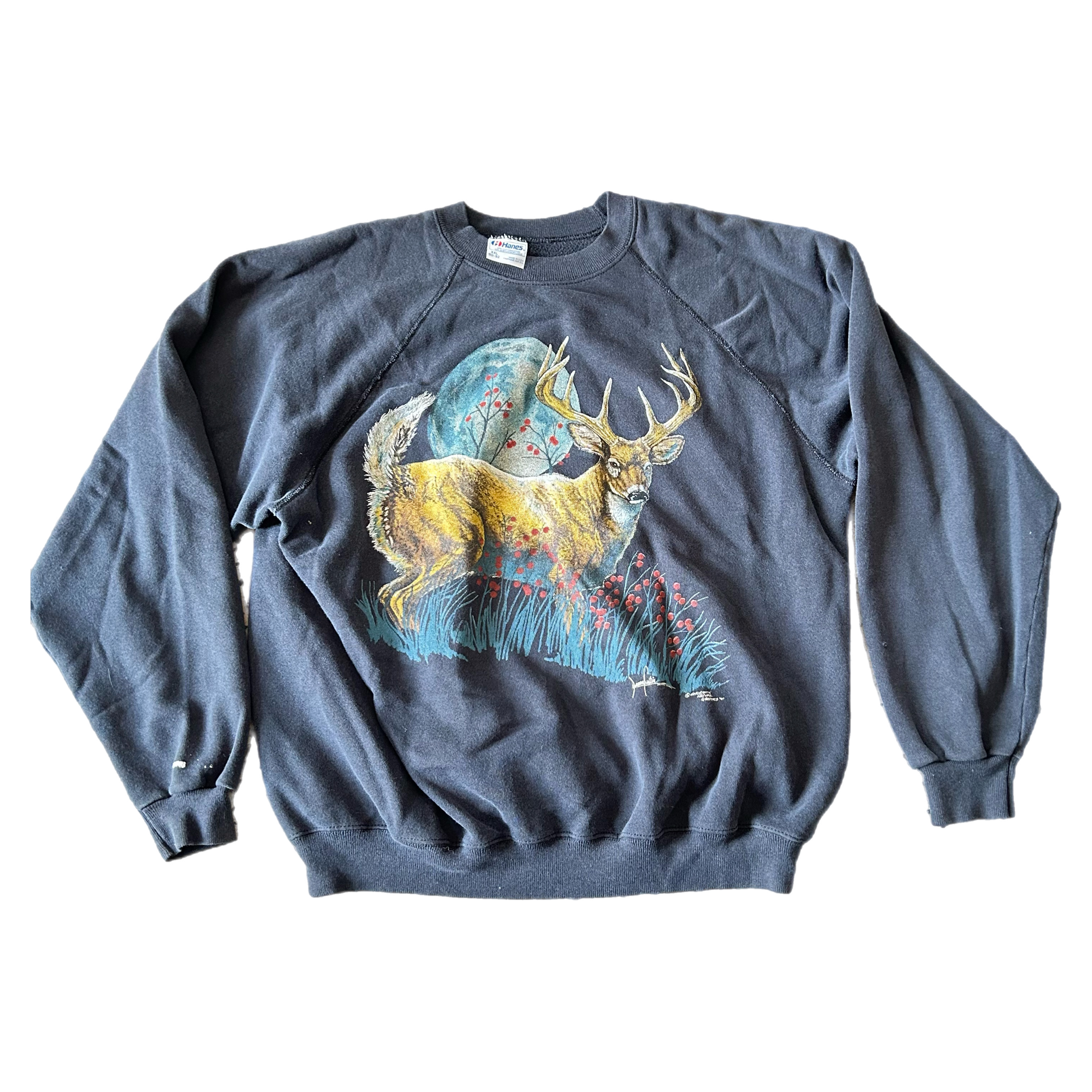 Vintage Deer Crewneck Sweatshirt
