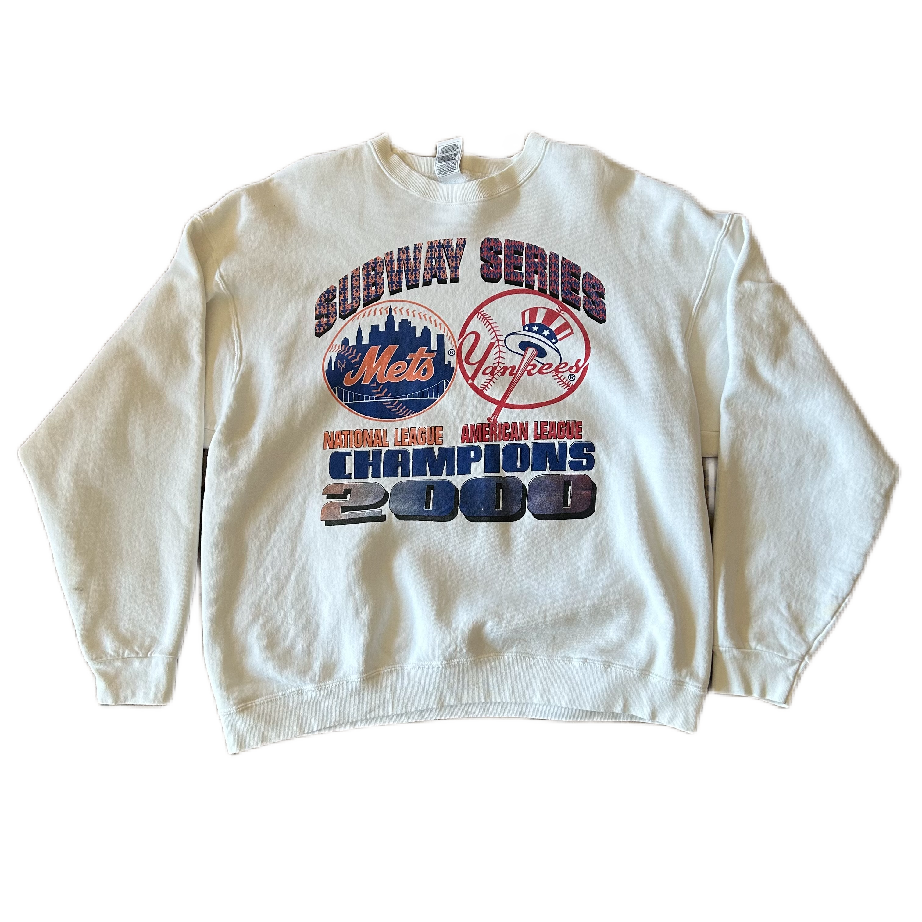 Vintage 2000s Yankees Mets Crewneck Sweatshirt
