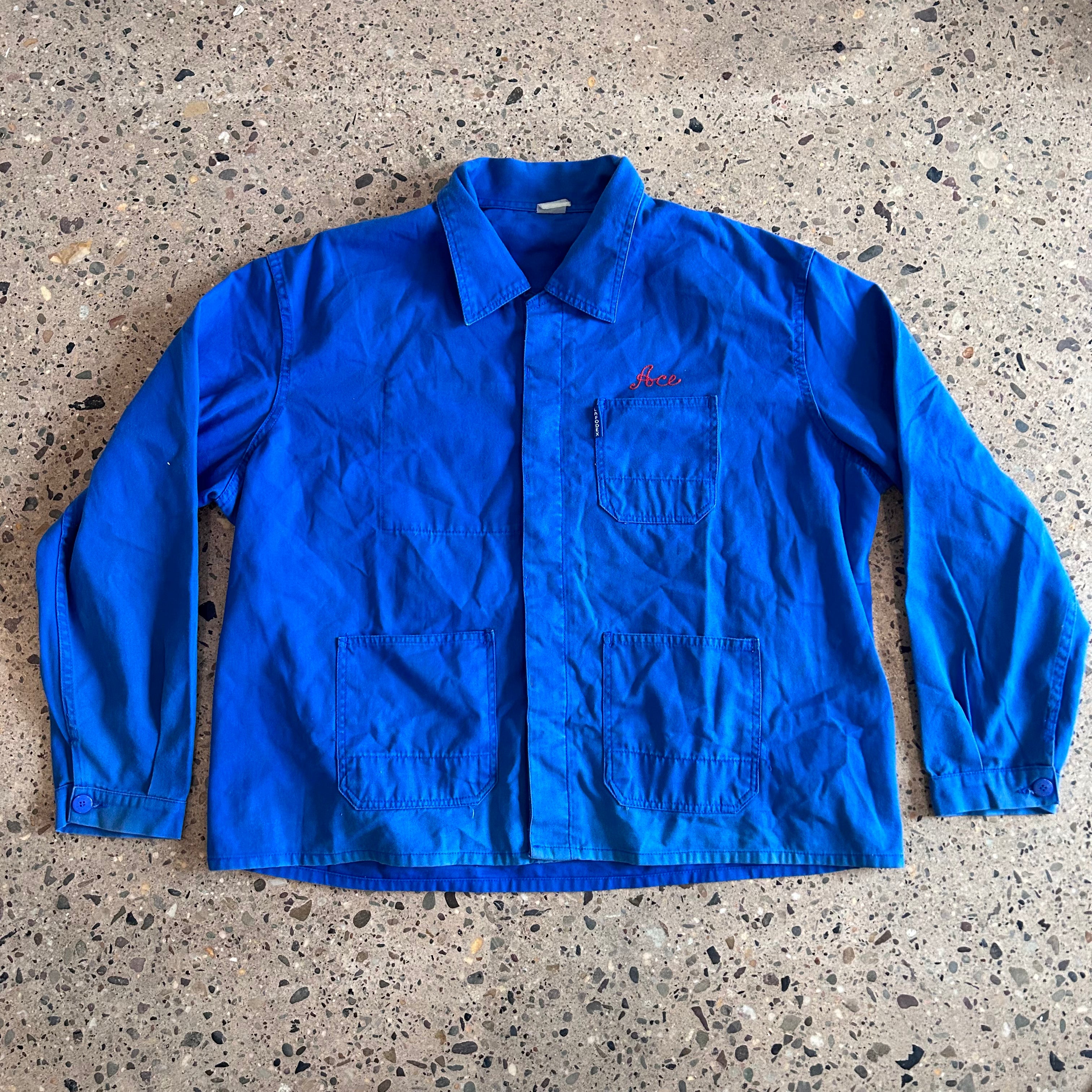 1990s French Chore Coat, Traditional 3 Pocket – Ace Coffee Outpost 1990s French Chore Coat, Traditional 3 Pocket – Ace Coffee Outpost