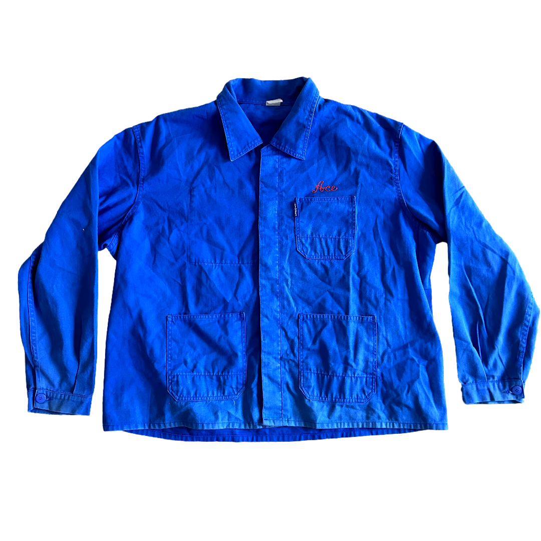 1990s French Chore Coat, Traditional 3 Pocket – Ace Coffee Outpost 1990s French Chore Coat, Traditional 3 Pocket – Ace Coffee Outpost