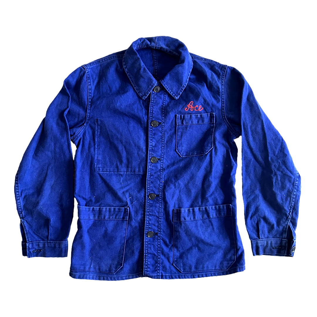 1970s French Chore Coat, Dark Blue – Ace Coffee Outpost
